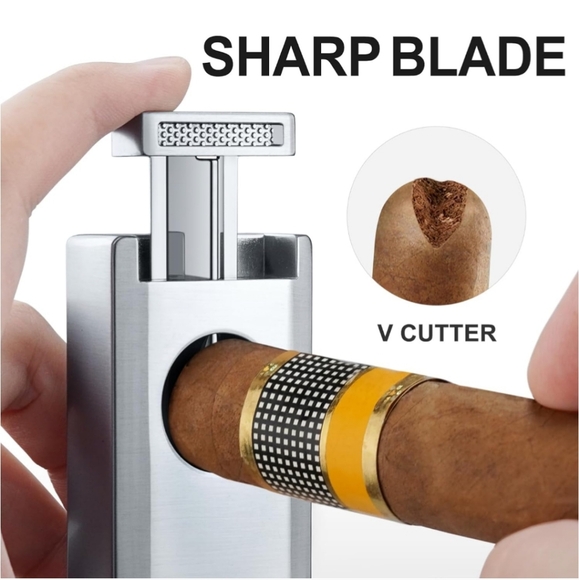 Cigar Cutter Kit for Men Grey - Picture 6 of 6